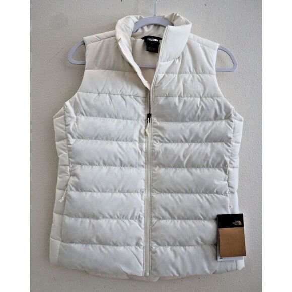 The North Face NF0A84JPN3N Women's Sz S Gardenia White Aconcagua 3 Vest - Picture 1 of 16